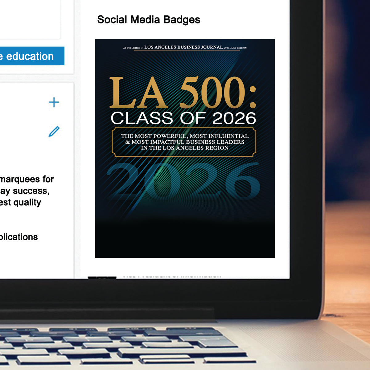 LA 500: Class of 2026 (213500)