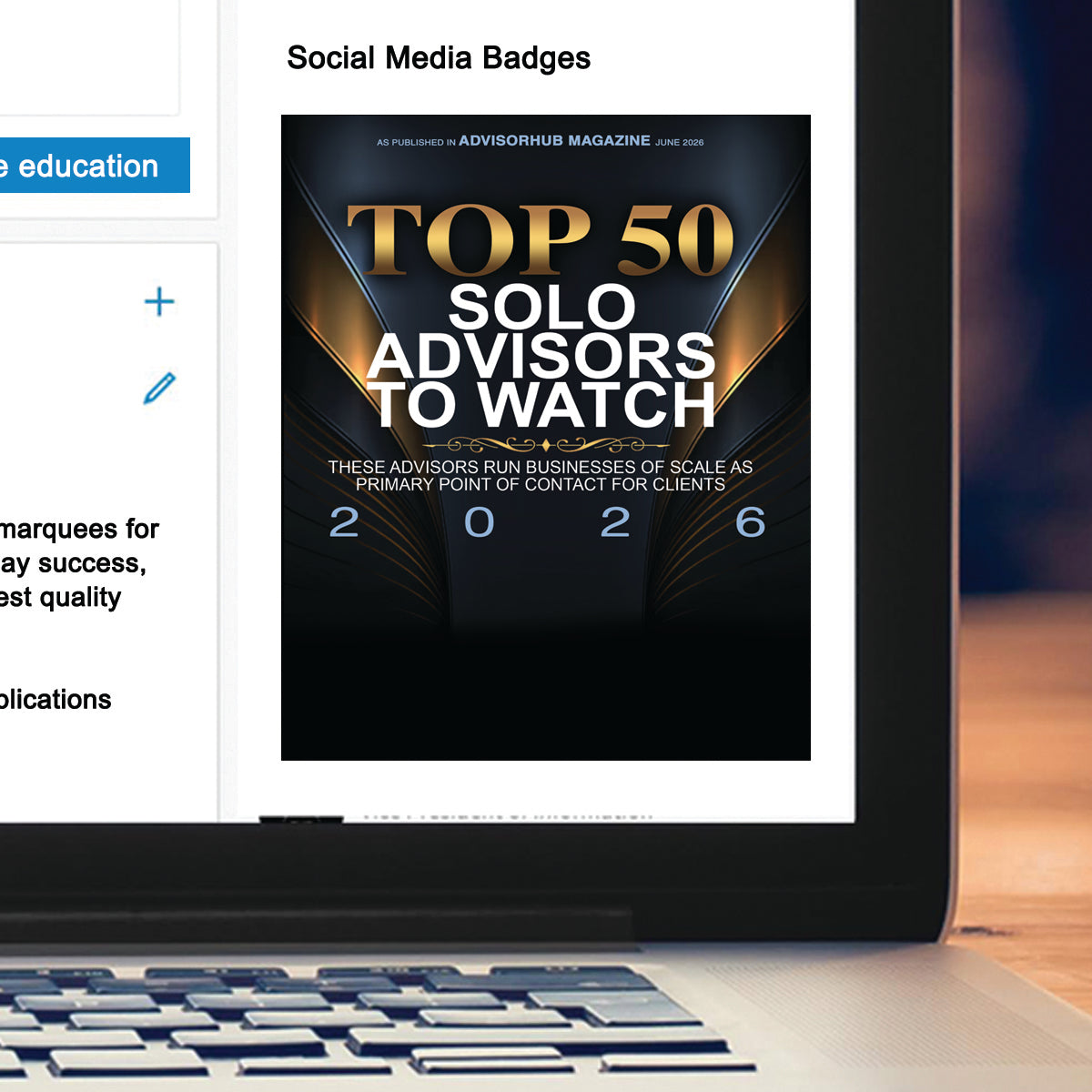Top 50 Solo Advisors To Watch 2026 (213491)