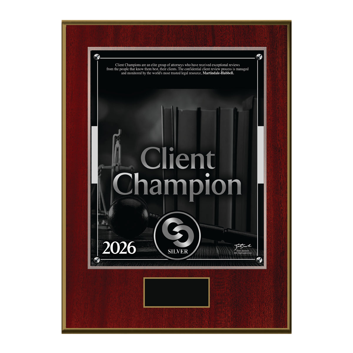 2026 Client Champion Silver (213290)