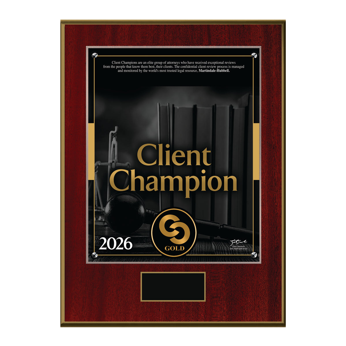 2026 Client Champion Gold (213291)