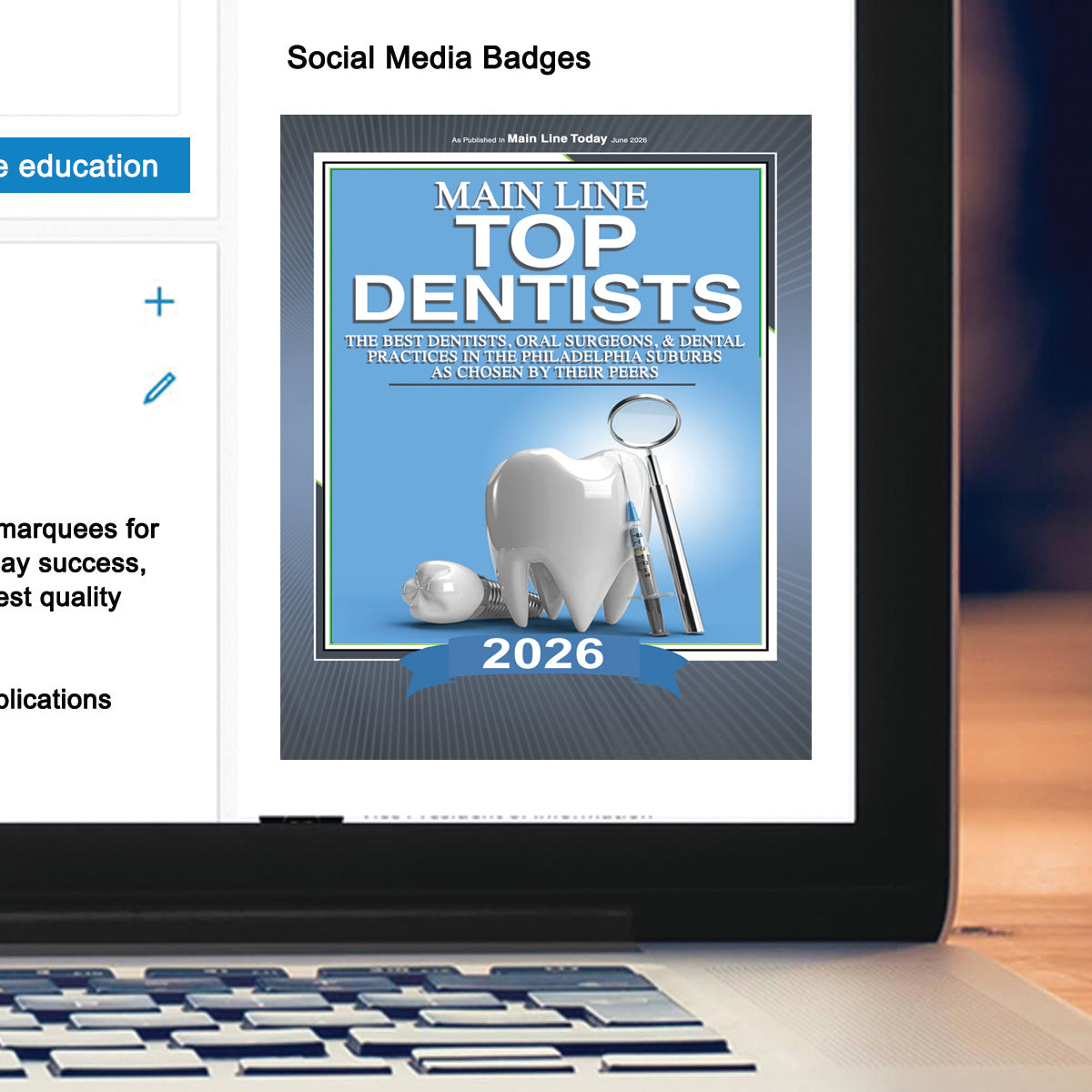 Main Line Top Dentists 2026 (213440)