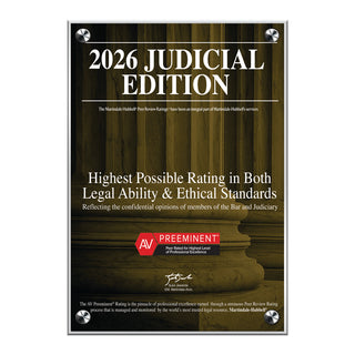 2026 AV Preeminent Attorney - Judicial Edition (213252)
