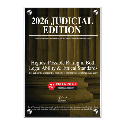 2026 AV Preeminent Attorney - Judicial Edition (213252)