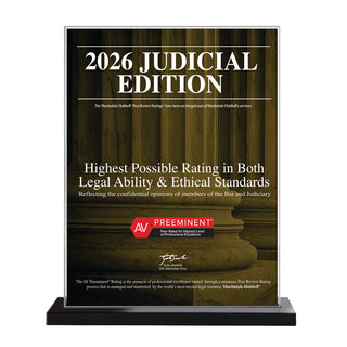 2026 AV Preeminent Attorney - Judicial Edition (213252)