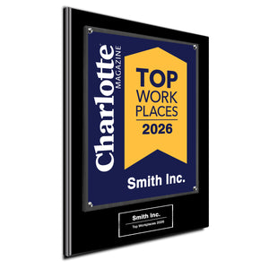 <p>11" x 16.5" x 5/8" Raised Acrylic Plaque - $329.00</p>