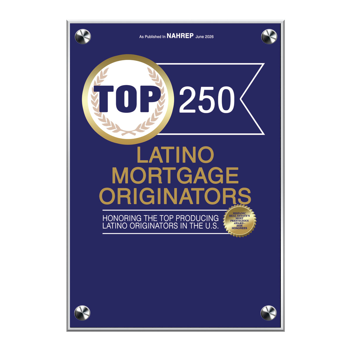 2026 Top 250 Latino Mortgage Originators (213460)