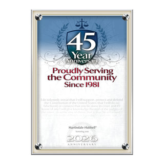 2026 Martindale Member of the Bar 45th Anniversary (213072)