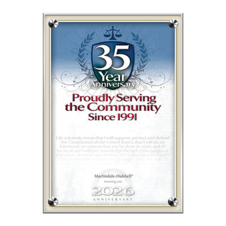 2026 Martindale Member of the Bar 35th Anniversary (213074)