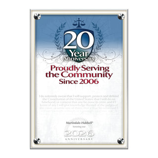 2026 Martindale Member of the Bar 20th Anniversary (213077)