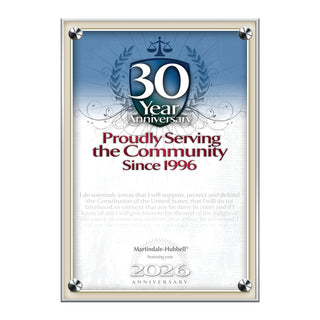 2026 Martindale Member of the Bar 30th Anniversary (213075)