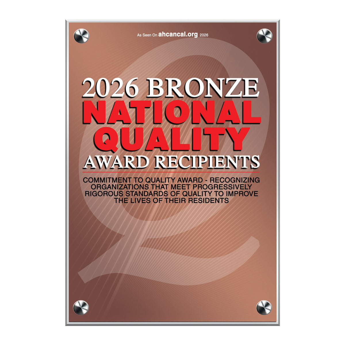 2026 Bronze National Quality Award Recipients (213587)