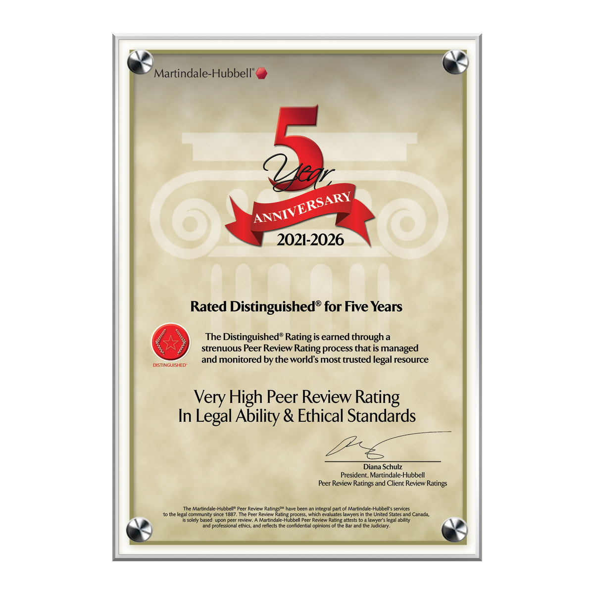 2026 Martindale Distinguished 5th Anniversary (213062)