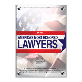 America's Most Honored Lawyers 2026 (213395)
