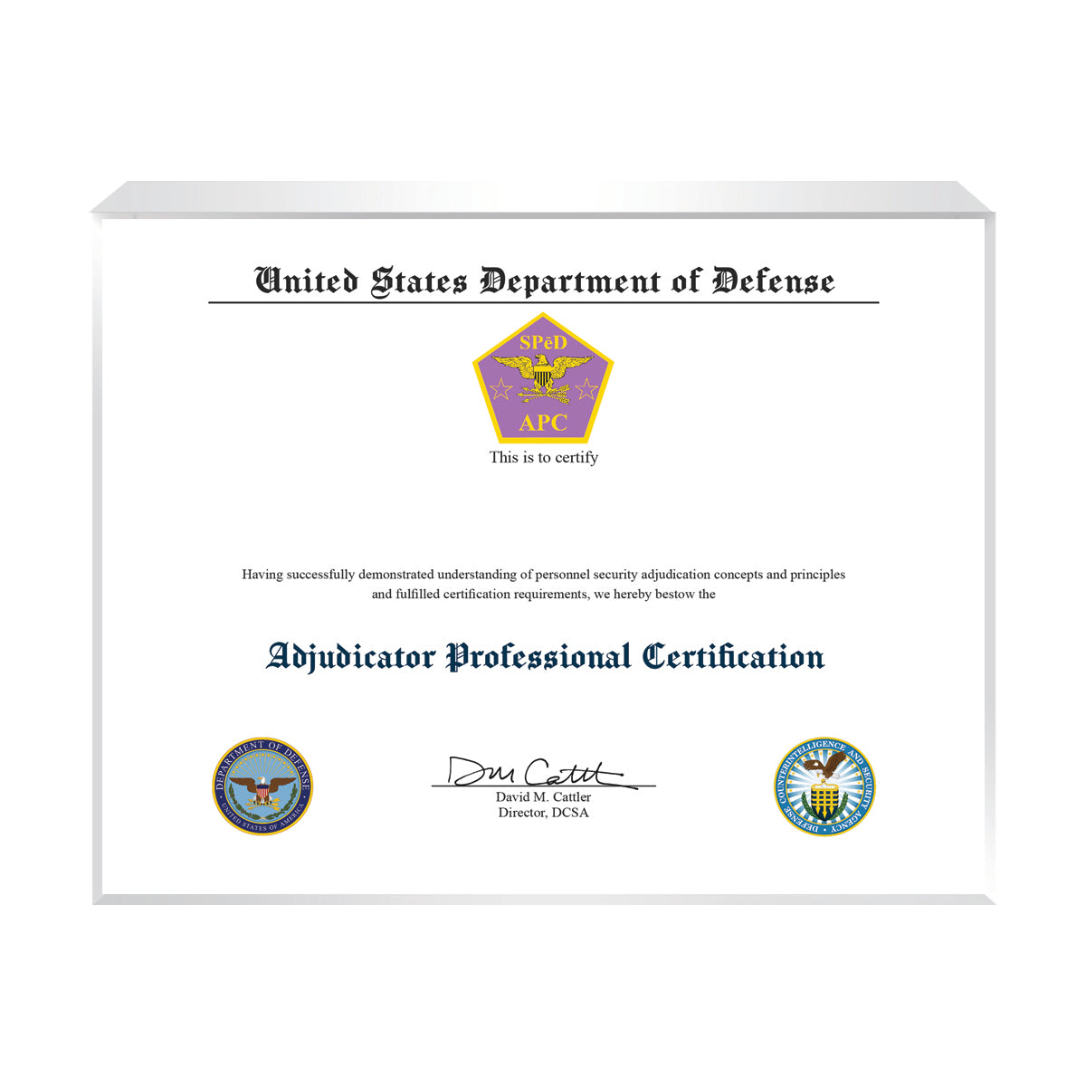 Adjudicator Professional Certification (APC)