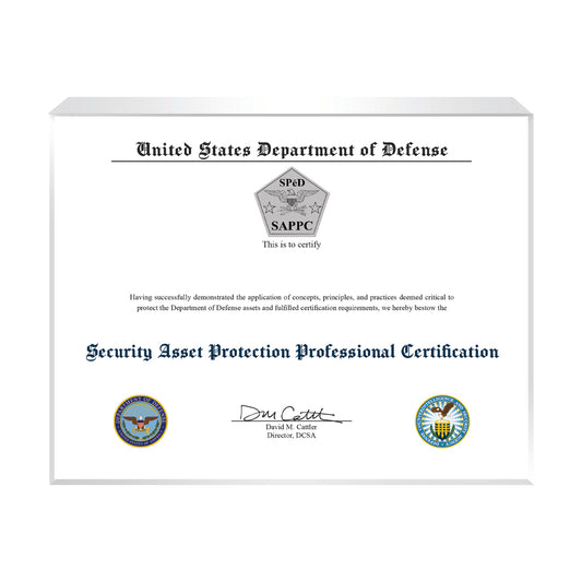 Security Asset Protection Professional Certification (SAPPC)