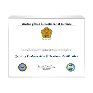 Security Fundamentals Professional Certification (SFPC)
