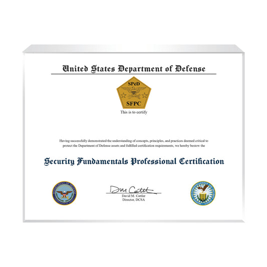 Security Fundamentals Professional Certification (SFPC)