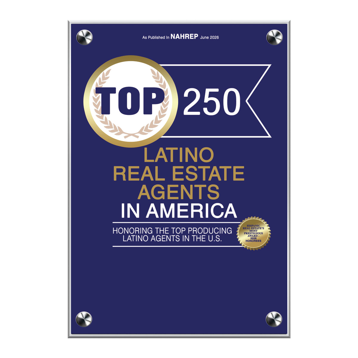 2026 Top 250 Latino Real Estate Agents In America (213467)