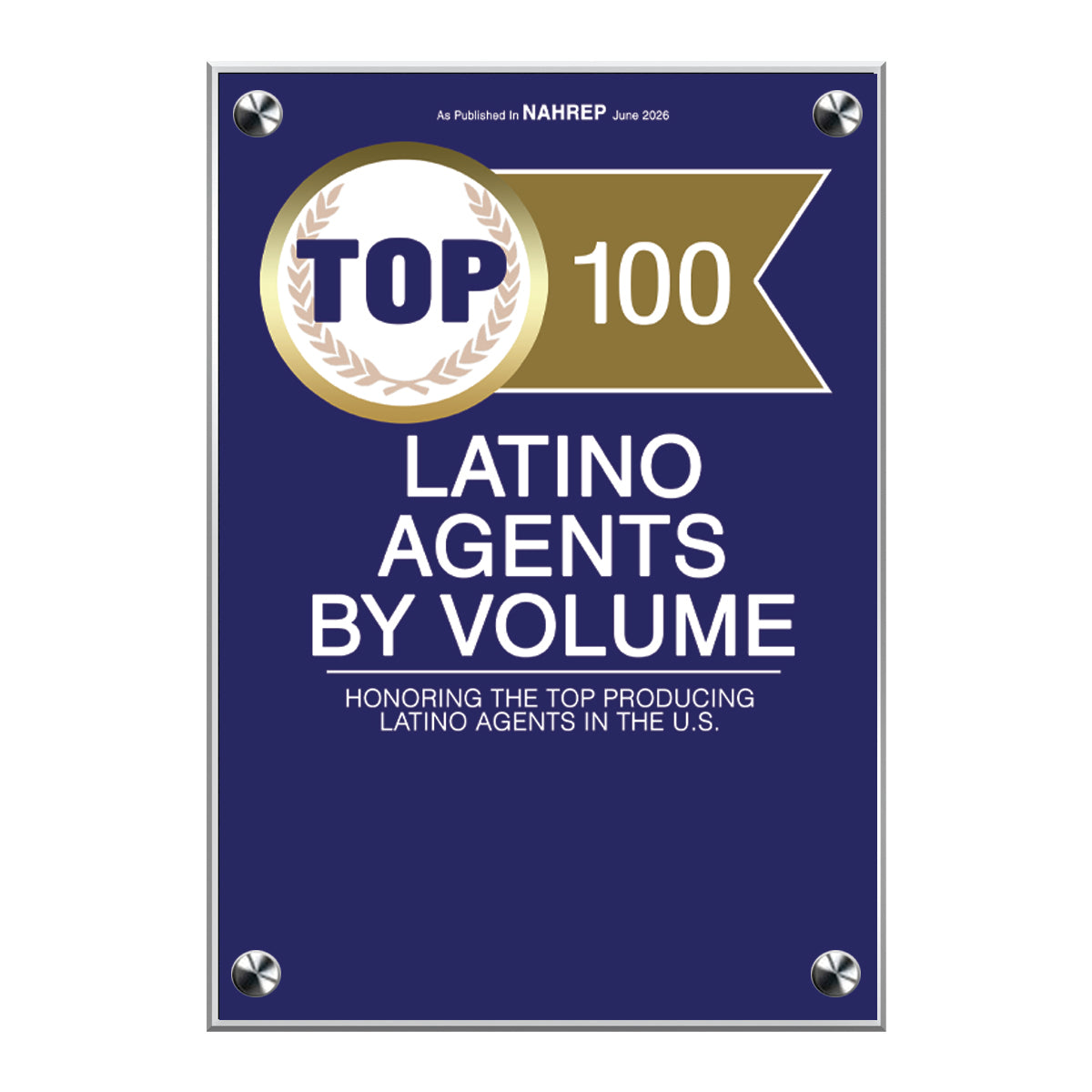 2026 Top 100 Latino Agents by Volume (213468)