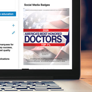 America's Most Honored Doctors 2026 - Top 1% (213398)
