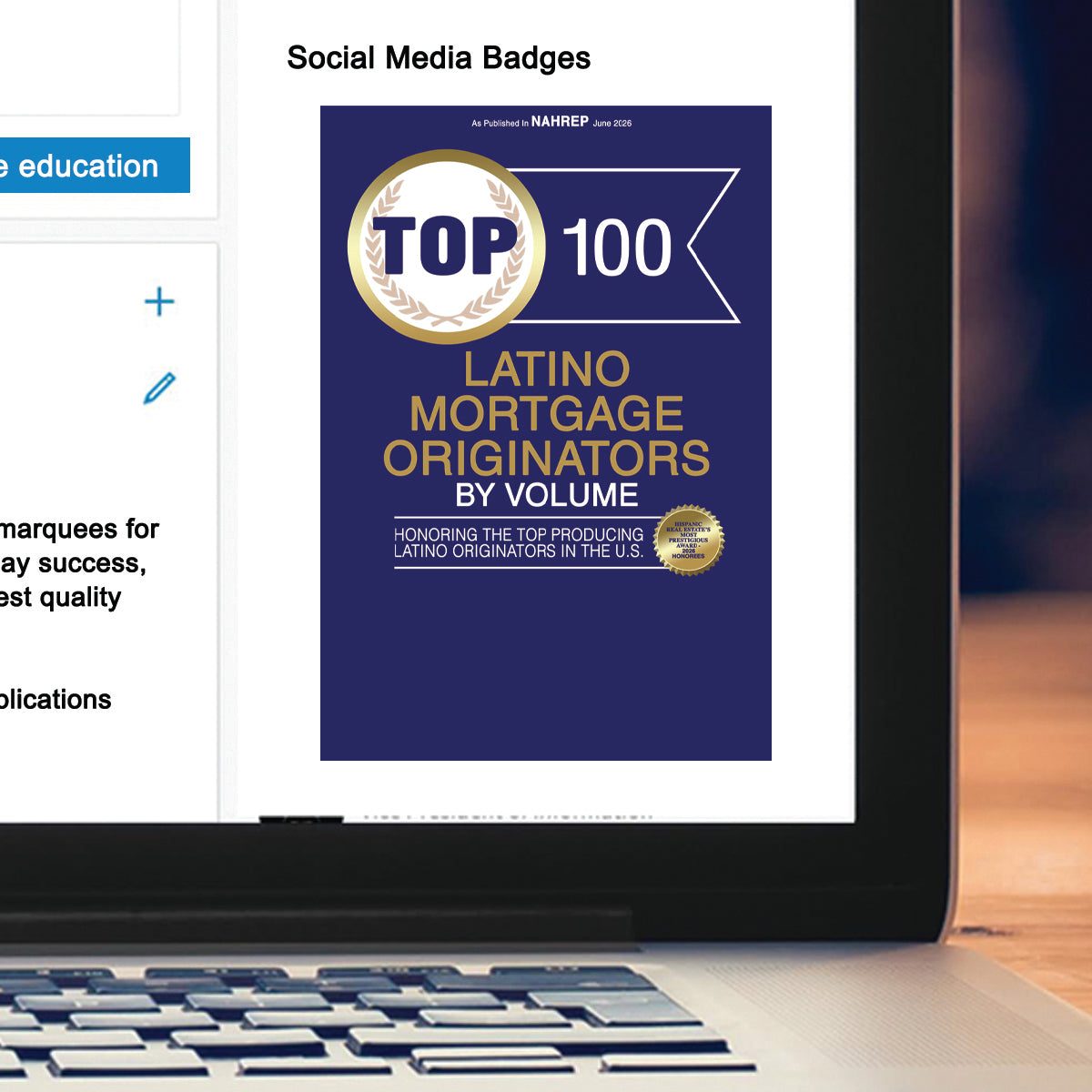 2026 Top 100 Latino Mortgage Originators By Volume (213461)