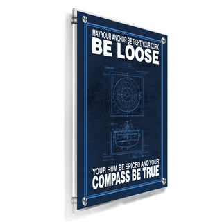 May Your Compass Be True Acrylic Wall Plaque