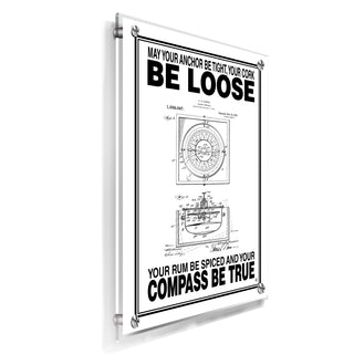May Your Compass Be True Acrylic Wall Plaque