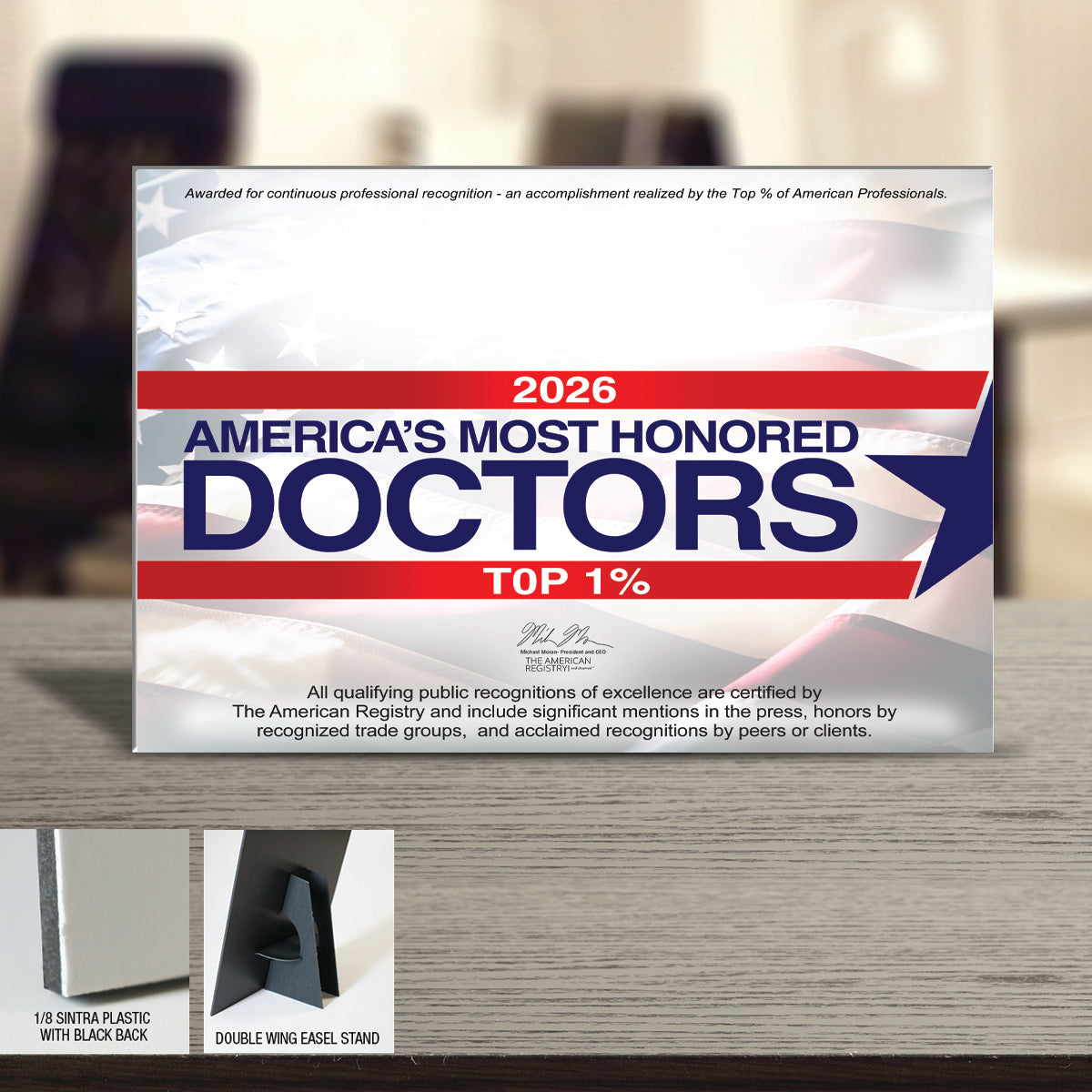America's Most Honored Doctors 2026 - Top 1% (213398)