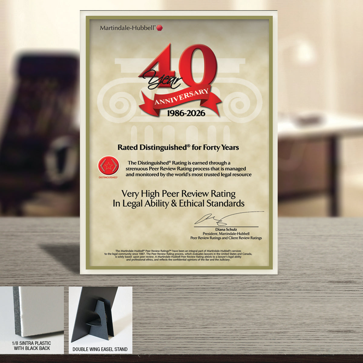 2026 Martindale Distinguished 40th Anniversary (213055)