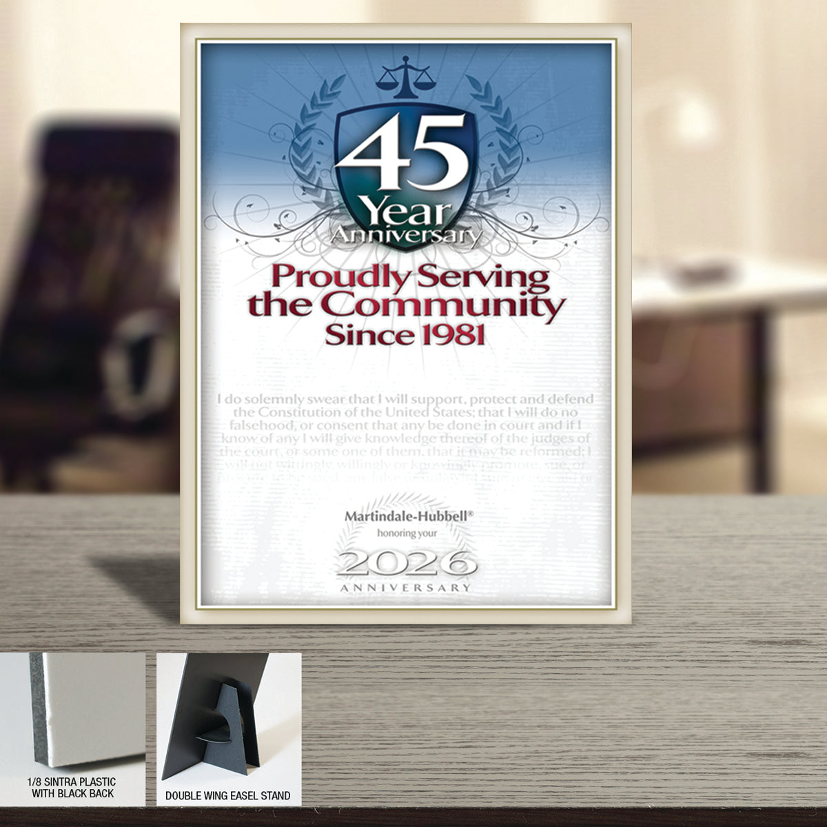 2026 Martindale Member of the Bar 45th Anniversary (213072)