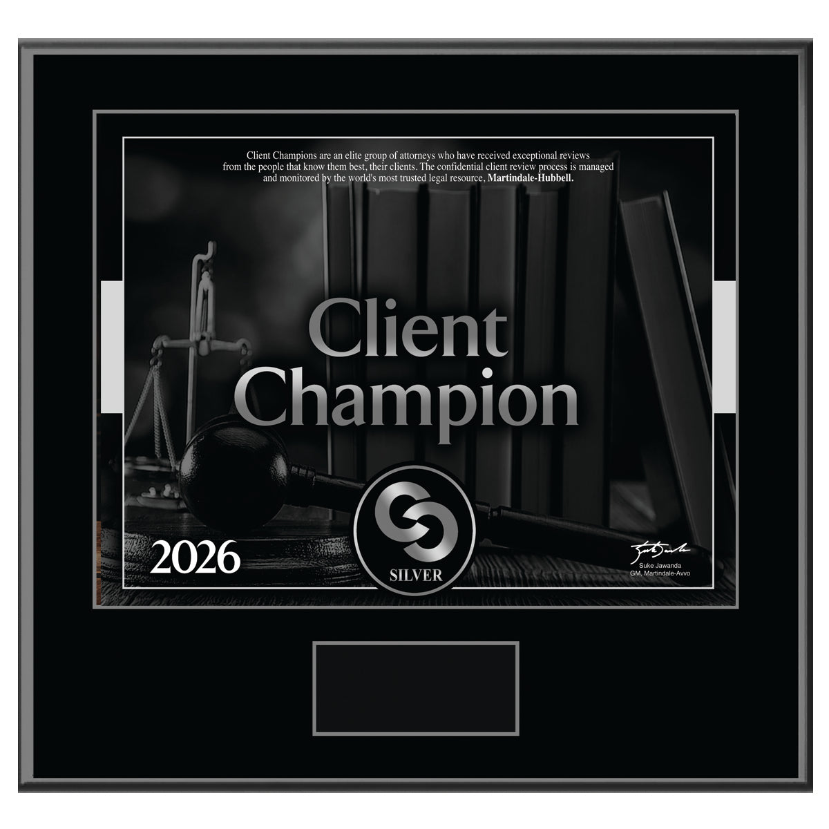 2026 Client Champion Silver  (213290)