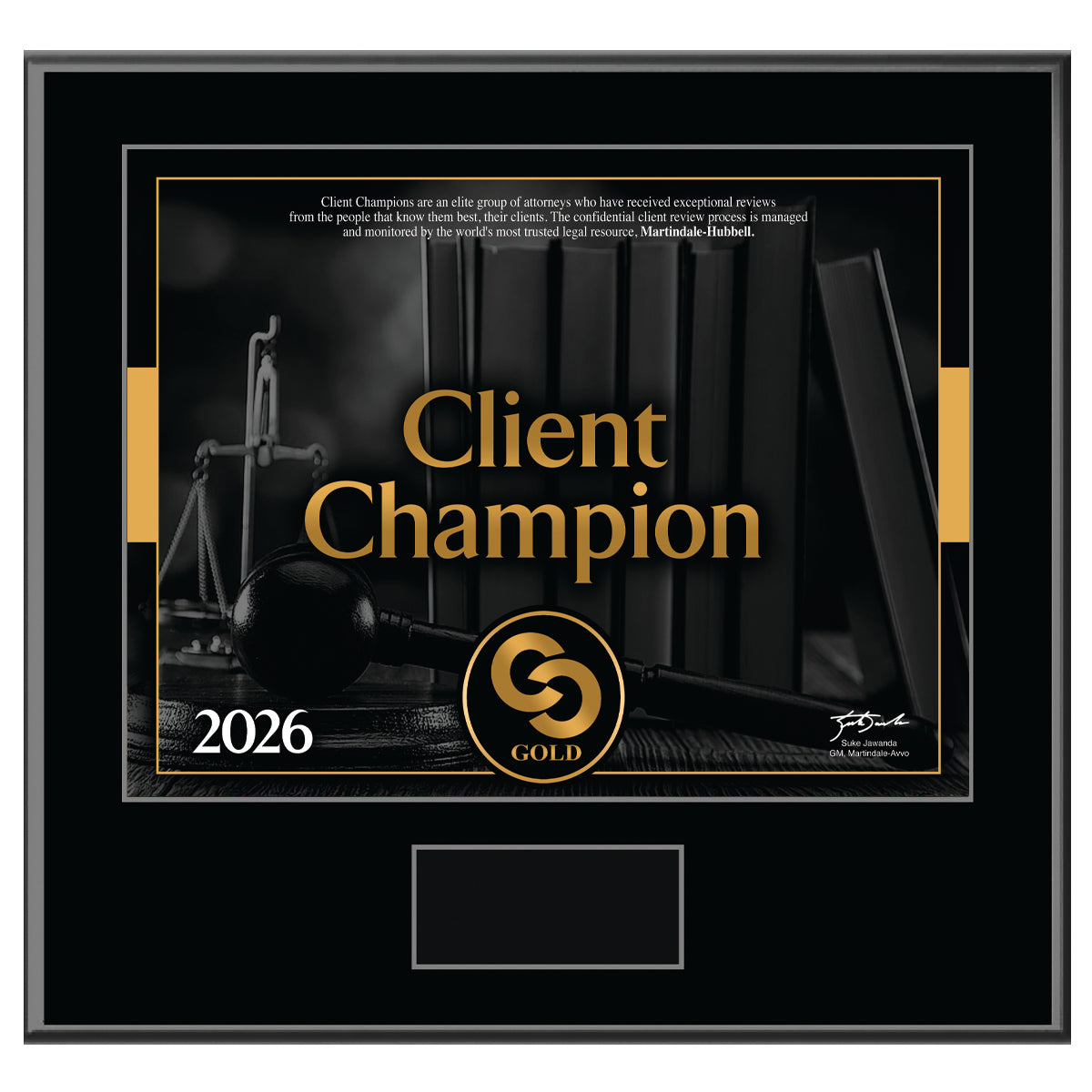 2026 Client Champion Gold  (213291)
