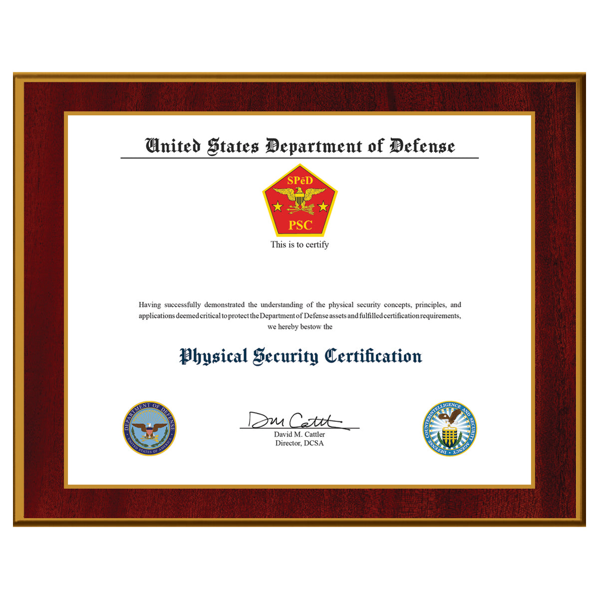 Physical Security Certification (PSC)