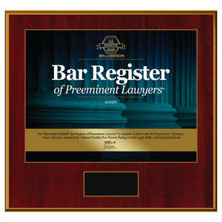 2026 Bar Register of Preeminent Attorneys - Firm (213257)