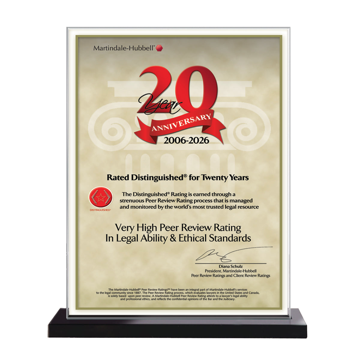 2026 Martindale Distinguished 20th Anniversary (213059)