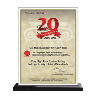 2026 Martindale Distinguished 20th Anniversary (213059)