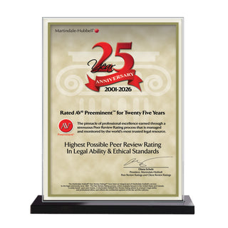 2026 Martindale AV Preeminent 25th Anniversary (213067)