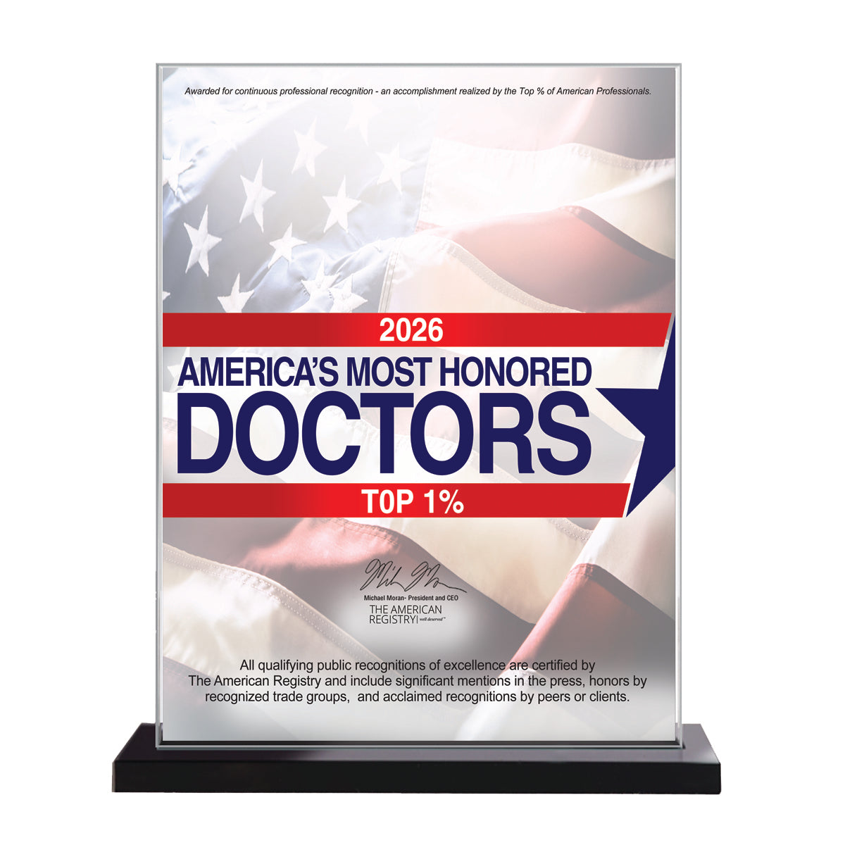 America's Most Honored Doctors 2026 - Top 1% (213398)