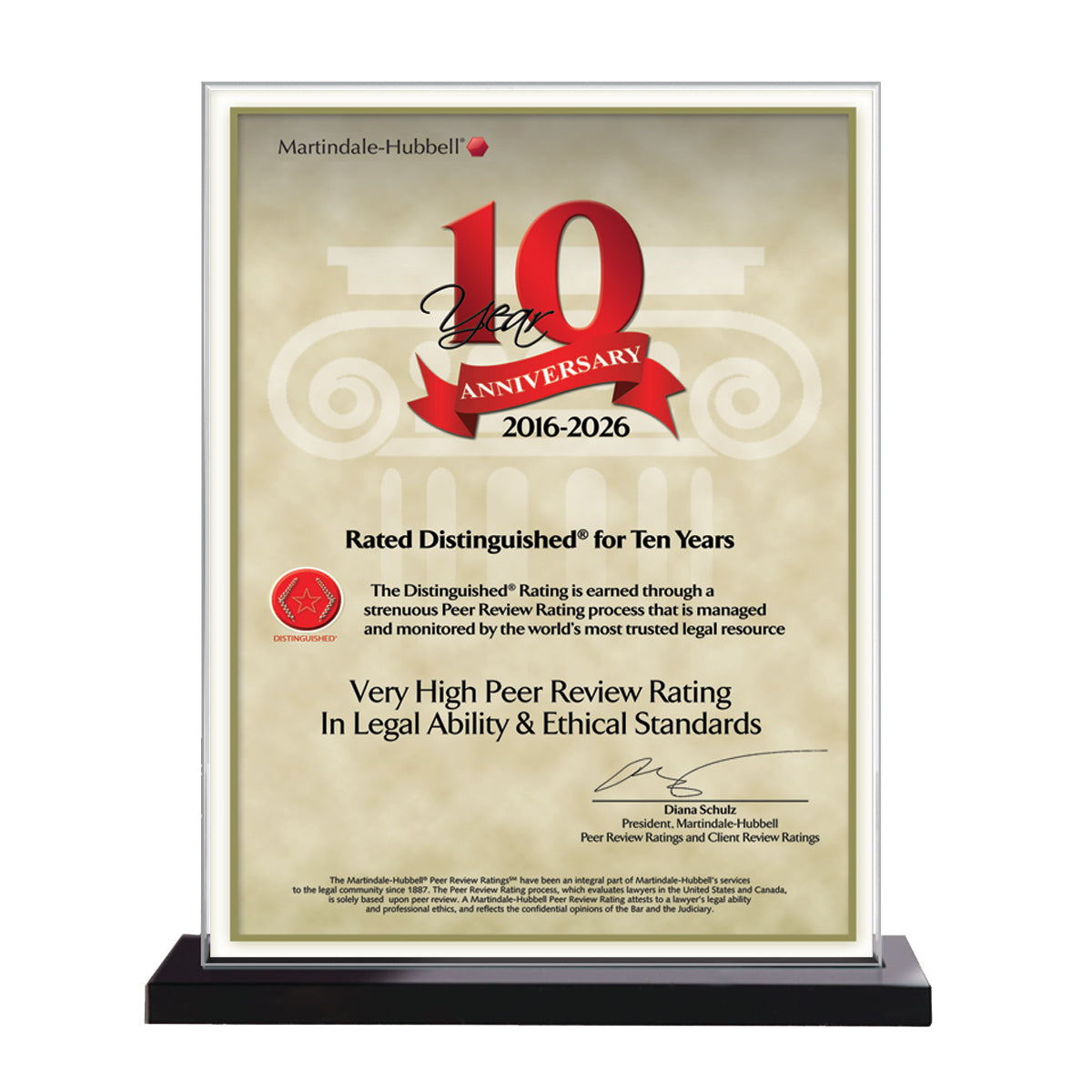 2026 Martindale Distinguished 10th Anniversary (213061)
