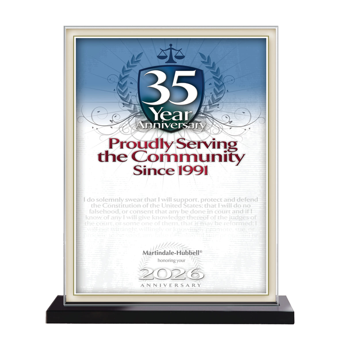 2026 Martindale Member of the Bar 35th Anniversary (213074)