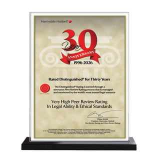 2026 Martindale Distinguished 30th Anniversary (213057)