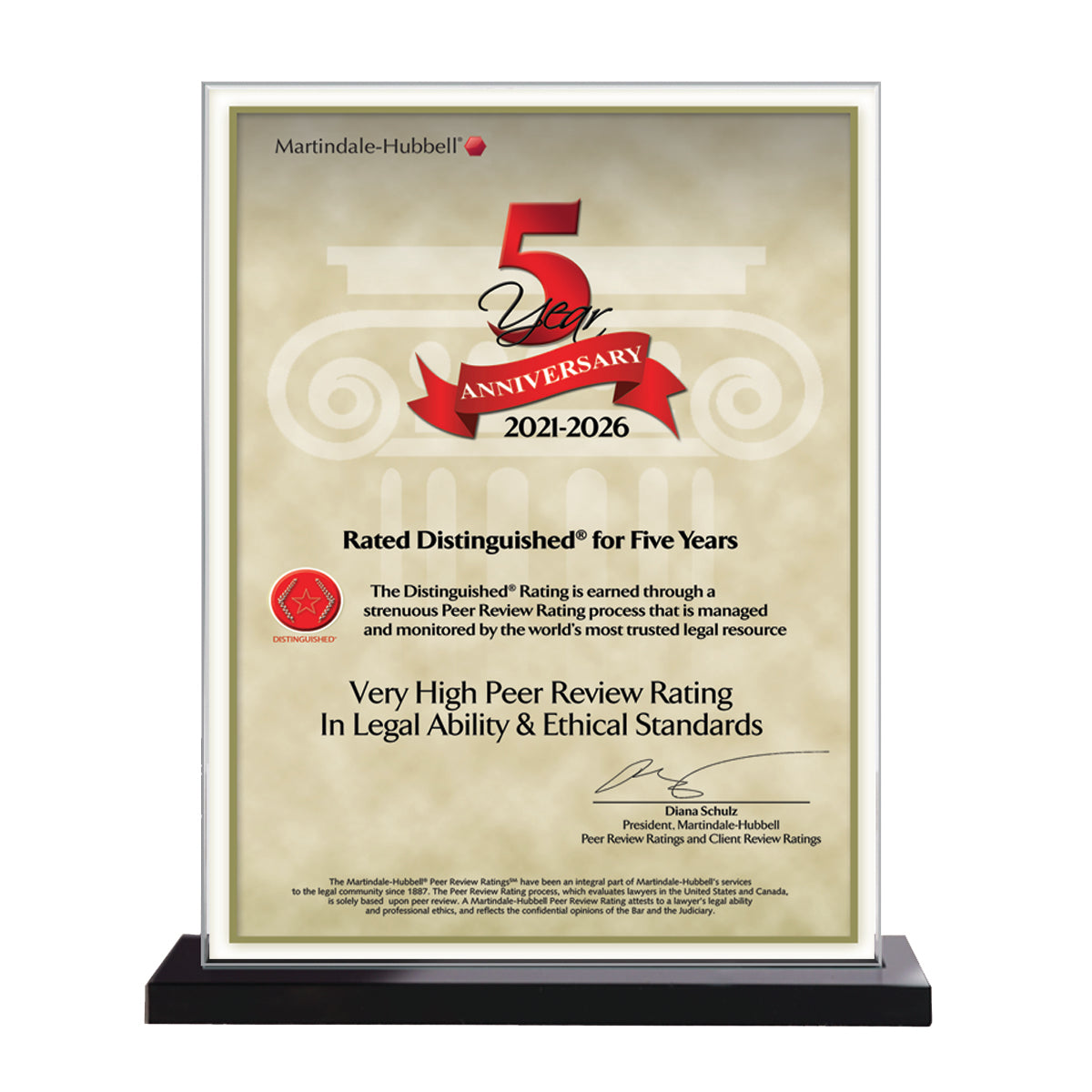 2026 Martindale Distinguished 5th Anniversary (213062)