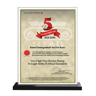 2026 Martindale Distinguished 5th Anniversary (213062)
