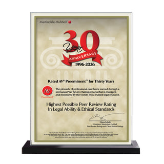 2026 Martindale AV Preeminent 30th Anniversary (213066)