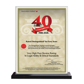 2026 Martindale Distinguished 40th Anniversary (213055)