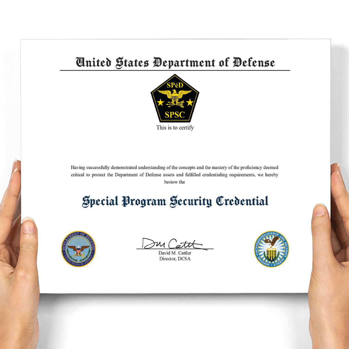 Special Program Security Credential (SPSC)
