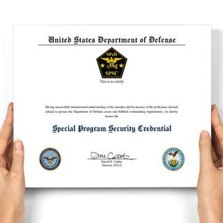 Special Program Security Credential (SPSC)