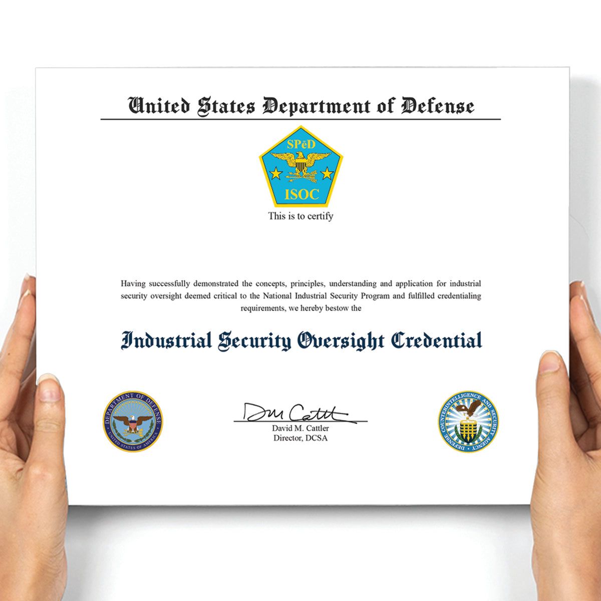 Industrial Security Oversight Credential (ISOC)