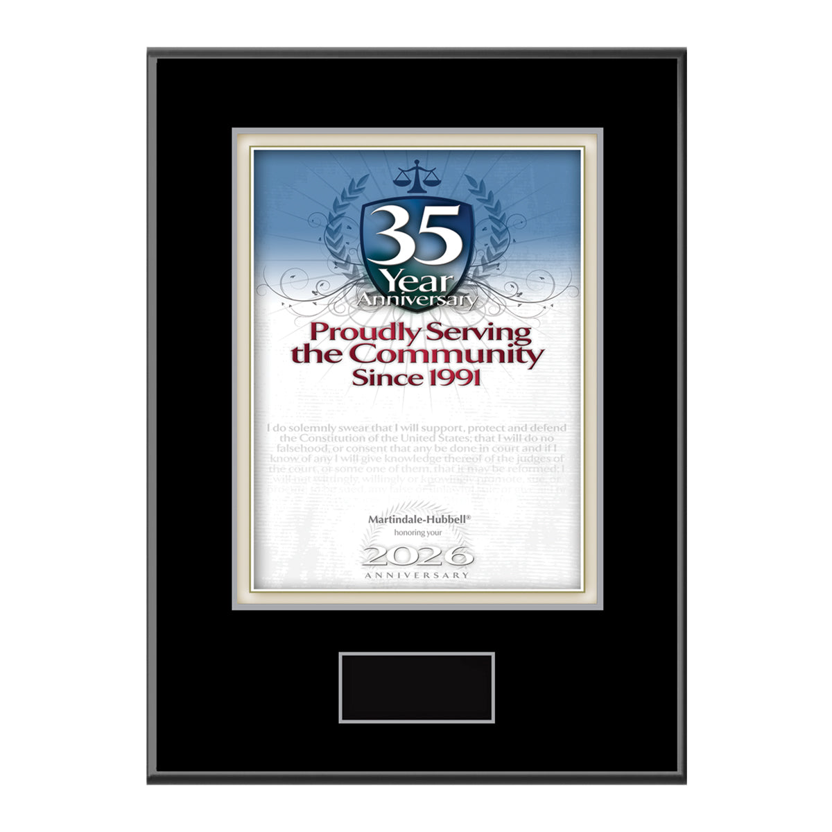 2026 Martindale Member of the Bar 35th Anniversary (213074)