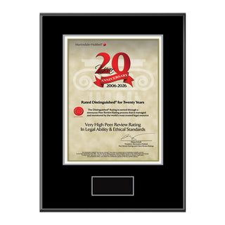 2026 Martindale Distinguished 20th Anniversary (213059)